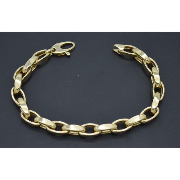 Real 14K Solid Yellow Gold 7 3/4